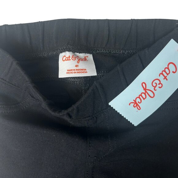 Cat & Jack Black Jeggings – Size 4T - Picture 3 of 3
